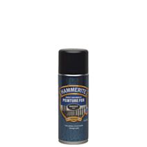 Peinture fer aérosol direct sur rouille martelé noir 400ml HAMMERITE