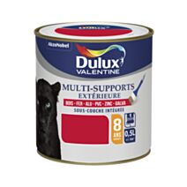 Peinture multisupport extérieure 0,5L Rouge Coquelicot