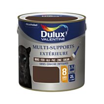 Peinture multisupport extérieure 2L Brun Normandie