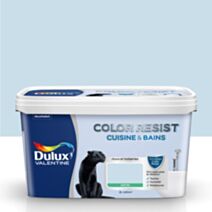 Peinture Pièces Humides Color Resist Cuisine & Bains Bleu Fjord Satin 2L - DULUX VALENTINE