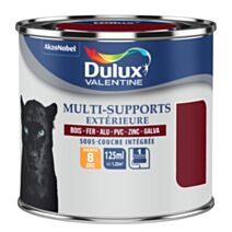 Peinture Multi-Supports Extérieur Dulux Valentine Satin Rouge Basque 0,125 L