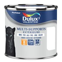 Peinture Multi-Supports Extérieur Dulux Valentine Satin Blanc 0,125 L
