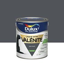 Peinture Laque Boiseries et Ferronnerie Valénite Gris Foncé Satin 2L - DULUX VALENTINE