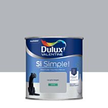 Peinture toutes pièces Si Simple ! Le Gris Moyen Satin 0,5L - DULUX VALENTINE