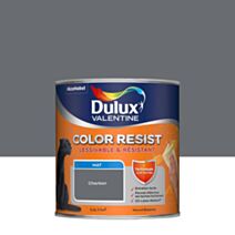 Peinture Murs Plafonds Boiseries Color Resist Charbon Mat 0,5L - DULUX VALENTINE