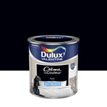 Peinture murs et boiseries Crème de Couleur Mat Noir 0,5L - DULUX VALENTINE
