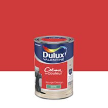 Peinture Satin Rouge Design 1,25L - DULUX VALENTINE