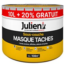 Sous-couche Peinture Masque Taches Multi-Supports Blanc Mat 12L - JULIEN