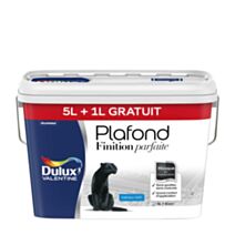 Peinture intérieure Plafond Finition Parfaite Blanc Mat 5L + 1 L - DULUX VALENTINE