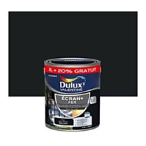 Peinture Extérieure Fer Ecran+ Noir Brillant 2L+20% - DULUX VALENTINE