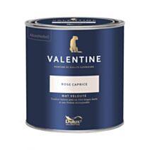 Peinture Valentine Mat Velouté Rose Caprice 0,5L- DULUX VALENTINE