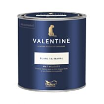 Peinture Valentine Mat Velouté Blanc Taj Mahal 0,5L- DULUX VALENTINE
