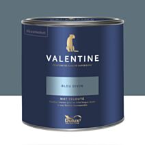 Peinture Valentine Mat Velouté Bleu Divin 2L- DULUX VALENTINE