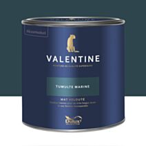 Peinture Valentine Mat Velouté Tumulte Marine 2L- DULUX VALENTINE