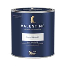 Peinture Valentine Mat Velouté Blanc Frisson 0,5L- DULUX VALENTINE