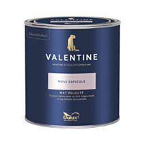 Peinture Valentine Mat Velouté Rose Espiègle 0,5L- DULUX VALENTINE
