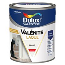 Peinture Boiseries Laque Acrylique Valénite Blanc brillant 2L - DULUX VALENTINE