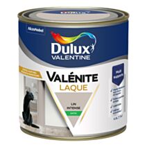 Peinture Boiseries Laque Acrylique Valénite Lin Intense Satin 0,5L - DULUX VALENTINE