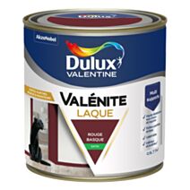 Peinture Boiseries Laque Acrylique Valénite Rouge Basque Satin 0,5L - DULUX VALENTINE