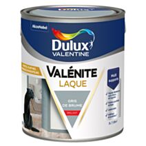 Peinture Boiseries Laque Acrylique Valénite Gris de Brume brillant 2L - DULUX VALENTINE
