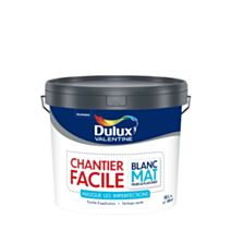 Peinture intérieure série Spéciale Chantier Facile murs et plafonds blanc mat 10L - DULUX VALENTINE