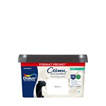 Peinture Crème de Couleur Biosourcé Blanc Satin  2,5 L - DULUX VALENTINE