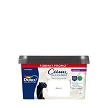 Peinture Crème de Couleur Biosourcé Blanc  Velours  2,5 L - DULUX VALENTINE
