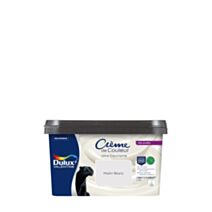 Peinture Crème de Couleur Biosourcé Velours Matin Blanc 2,25 l - DULUX VALENTINE