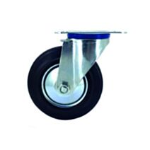 Roulette pivotante à platine diamètre 125 mm