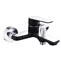 Mitigeur bain/douche oolong chrome et noir