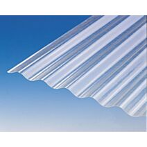 Plaque Ondulée PVC Transparent Pevelite L.3xL.0,90m