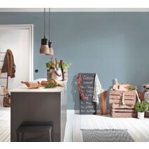 Papier Peint Vinyl Lourd Intissé Around Bleu 5,3m² - AS CREATION