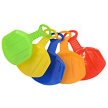 Luge Luge Pelle EDA Dim. 52 X 33,7 X 4 Cm 1 Place Coloris 5 Coloris Assortis Selon Disponibilité (Bleu, Rouge, Jaune, Orange Et Vert)  EDA