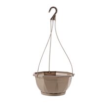 Suspension aeria  ø 27cm avec soucoupe 4,5l taupe