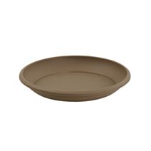 Soucoupe ronde marina D21cm taupe pour pot D25cm - EDA