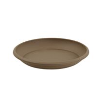 Soucoupe ronde marina D30cm taupe pour pot D35cm - EDA