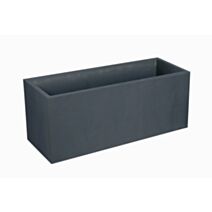Jardinière VOLCANIA 100 cm EDA gris anthracite - EDA