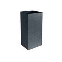 Bac carré haut GRAPHIT 31L  gris anthracite double paroi avec zone de rétention d'eau - EDA