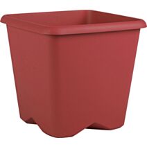 Pot Carré Chorus 23,7L Rouge Rubis
