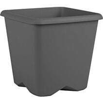 Pot Carré Chorus 38L Gris Anthracite