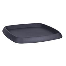 Soucoupe Carrée Chorus 31,3x31,3cm Gris Anthracite