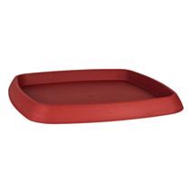 Soucoupe Carrée Chorus 31,3x31,3cm Rouge