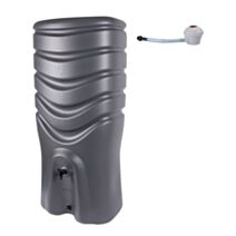 Récupérateur eau de pluie + collecteur 350L Anthracite - EDA