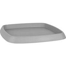 Soucoupe Carrée Chorus 31,3x31,3cm Gris Béton