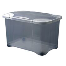 Coffre Clip'Box EDA Dim. 54 X 36 X 33,7 Cm Breveté Coloris Gris Acidulé 40 EDA