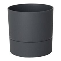 Pot pour plantes Aquaduo Ø15cm réserve 0,5L Anthracite
