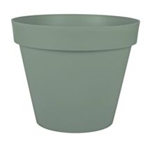 Pot rond Toscane plastique Ø47,5x39cm vert laurier - EDA