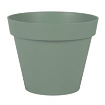 Pot rond Toscane plastique Ø30 vert laurier - EDA