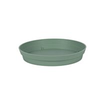 Soucoupe Toscane plastique Ø22,5cm vert laurier - EDA