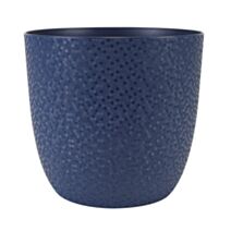 Cache-pot "OPALE" Ø 22 cm Bleu Profond